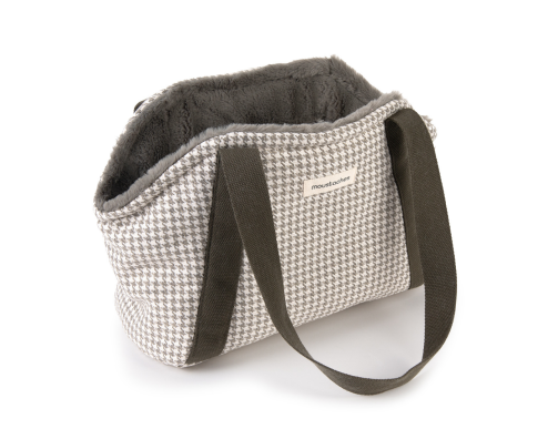 sac de transport Moustaches pied de poule chien chat