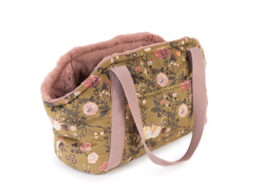 SAC TRANSP MOUSTACHES FLOWER TITI S
