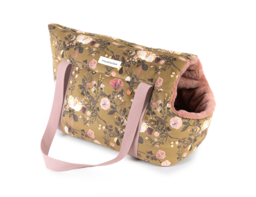 sac de transport chien chat fleurs chat collaboration LES CAUSEUSES