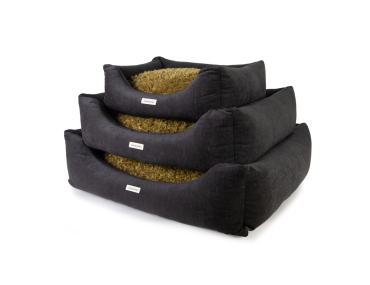 sofa Moustaches graphite noir gris foncé chien chat