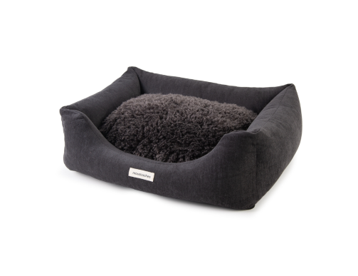 SOFA MOUSTACHES VELOURS/FRISÉ GRAPHITE