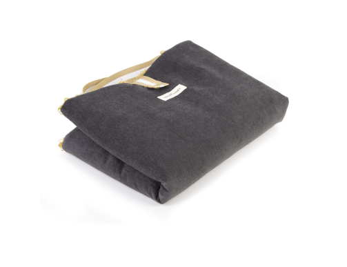 TRAVEL MATE MOUSTACHES VELOURS/FRISE GRAPHITE