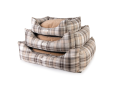 sofa moustaches chien chat carreau beige tartan