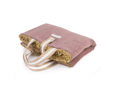 TRAVEL MATE MOUSTACHES VELOURS/FRISE BORDEAUX