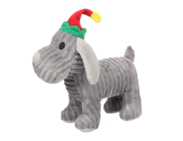chien gris de noël