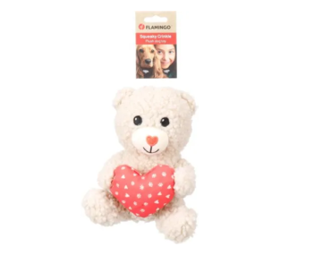 PELUCHE LIEF OURS BEIGE AVEC COEUR 20CM
