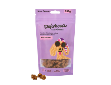 pépites snack friandises chien myrtille poulet chien