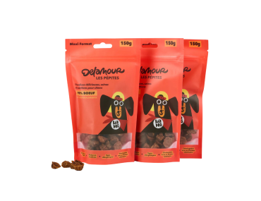 RECHARGE PEPITES DELAMOUR BOEUF-FRAMBOISE-EPINARD 150GR