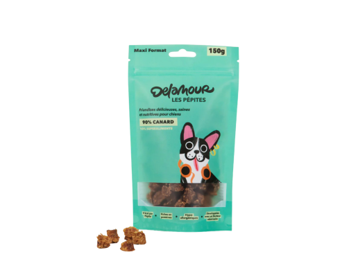 pépites snack friandises chien canard