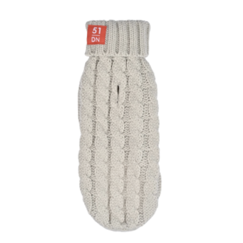 PULL CABLE SWEATER 51 BEIGE