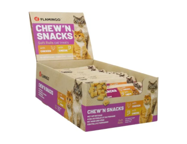 CHEW N SNACK CERCLES POULET-FROMAGE