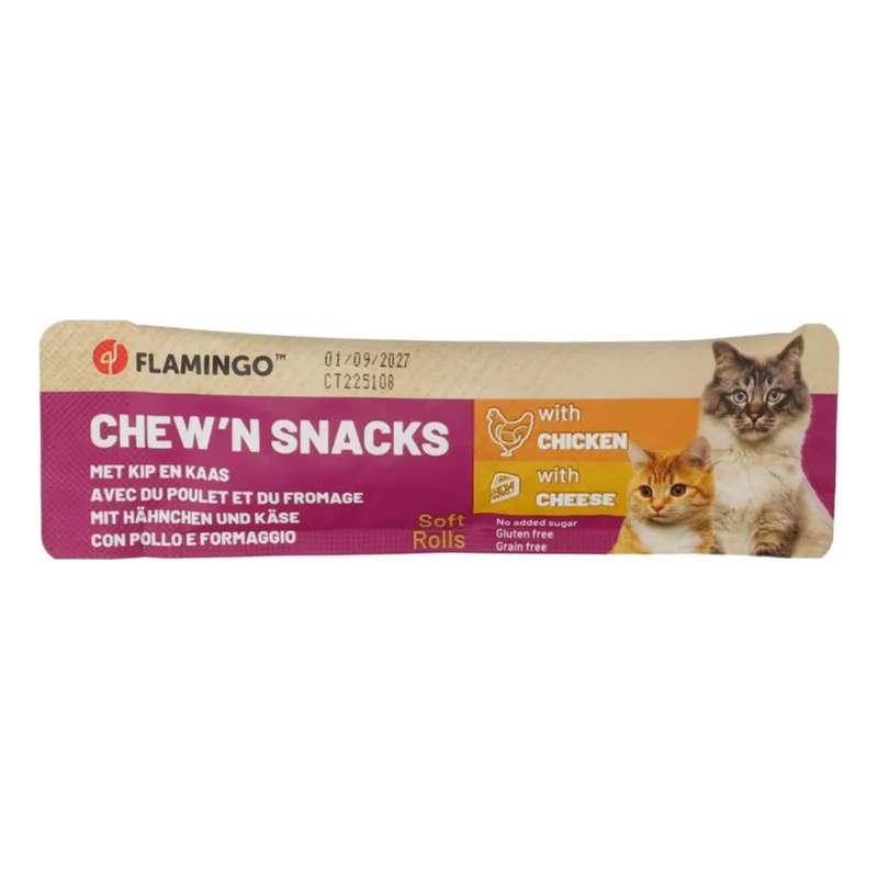 CHEW N SNACK CERCLES POULET-FROMAGE