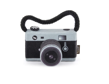 caméra jouet pour chien