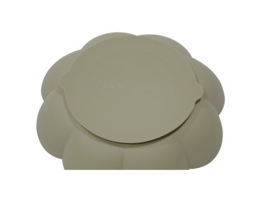 SLOW FEEDER ROSE SILICONE VERTE 18,5cm