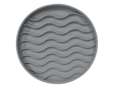 gamelle  anti glouton forme vague