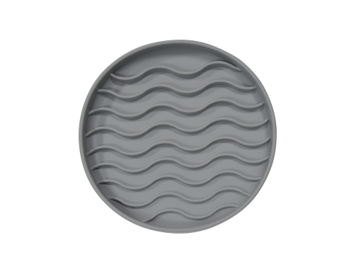 gamelle  anti glouton forme vague