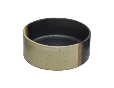 gamelle chien eau nourriture céramique noir beige design