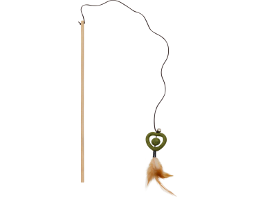 canne à pêche chat divertissement amusant jeu herbe a chat