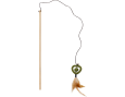 canne à pêche chat divertissement amusant jeu herbe a chat