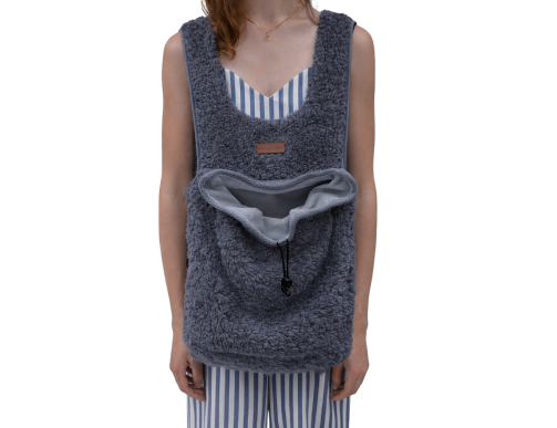 AB SAC VENTRAL CURL PLUSH GRIS XXS