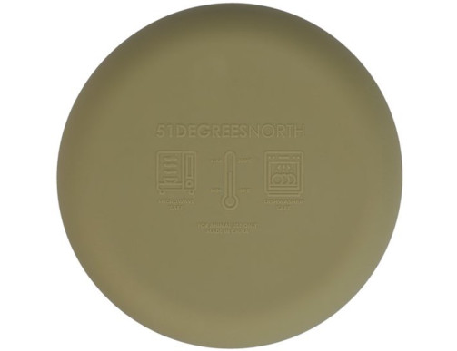 51 SILI BOWL SLOW FEEDER KHAKI