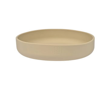 gamelle chat beige sable sand gamelle basse repas bol