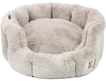 sofa panier lit bed chien gris