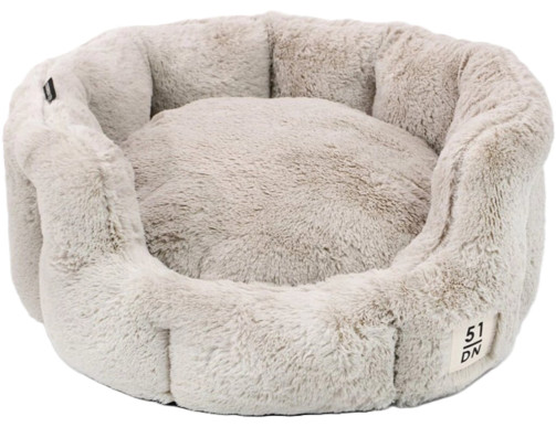 sofa panier lit bed chien gris