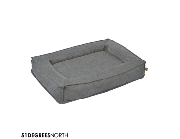 panier orthopédique chien lit mémoire de forme couchage confort lit gris coussin ergonomique