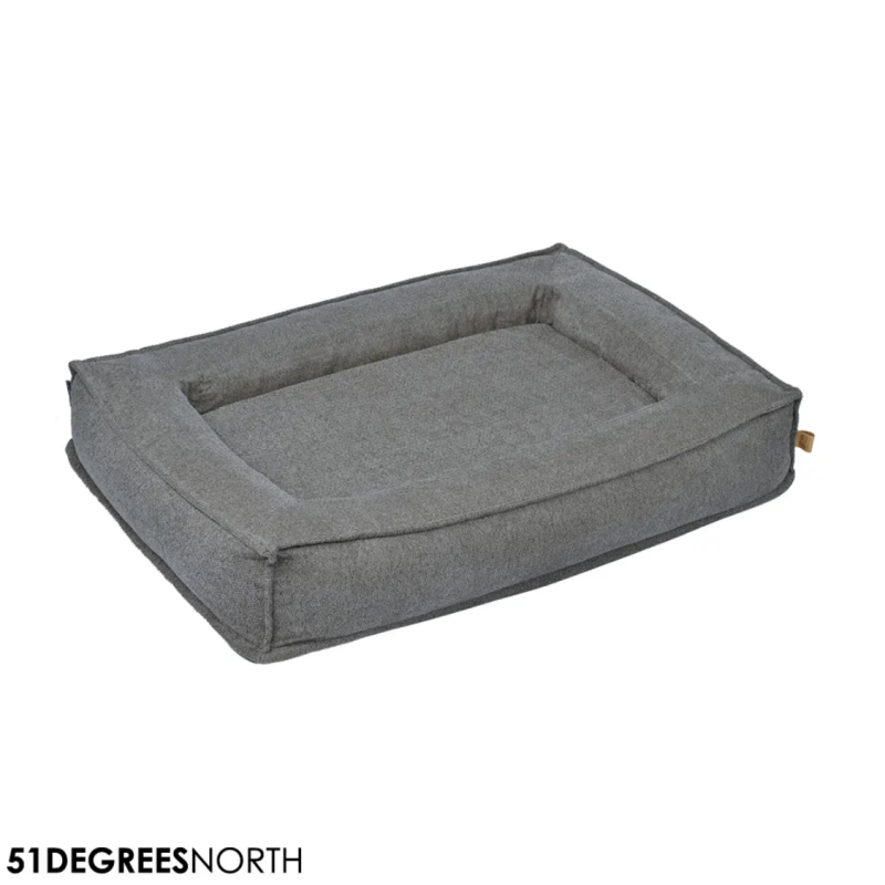 51 DELUXE BED ORTHOP D.GREY S 80CM