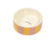 gamelle chien céramique bol chien design chat gamelle colorée alimentation accessoire repas rose orange rayure