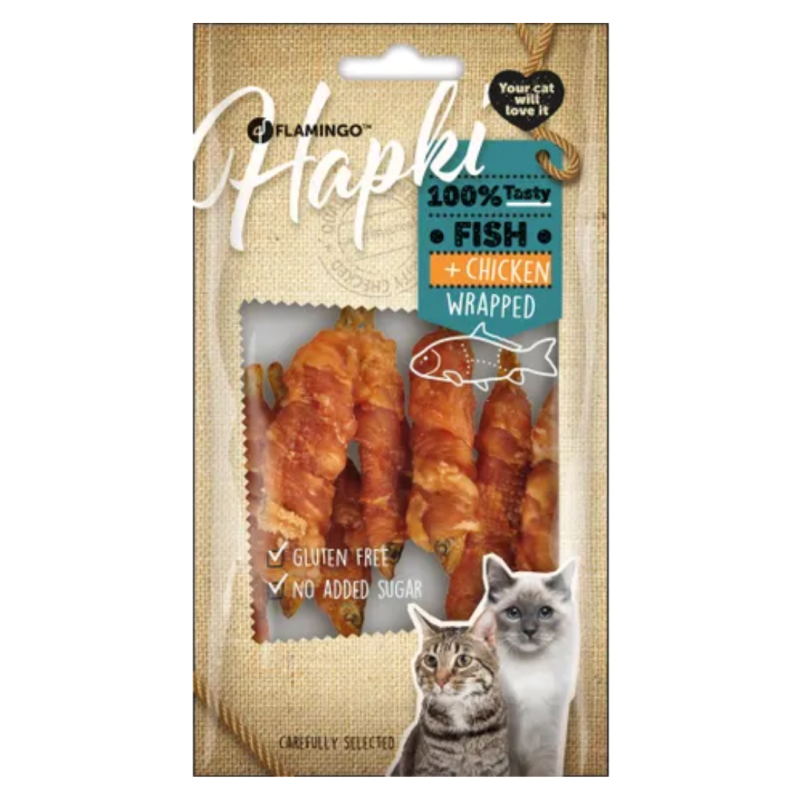 HAPKI POISSON SECHE AVEC POULET 50GR - PROMO