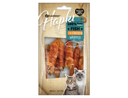 friandises chat poulet poisson snack