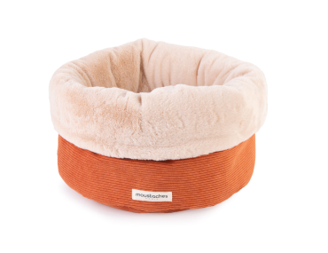 panier chien chat cocooning terracotta tomette velours