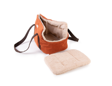 SAC DE TRANSPORT MOUSTACHES VELOURS COT. TOMETTE GM