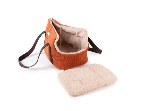 SAC DE TRANSPORT MOUSTACHES VELOURS COT. TOMETTE GM