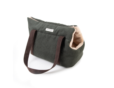 sac de transport chien vert forêt marron
