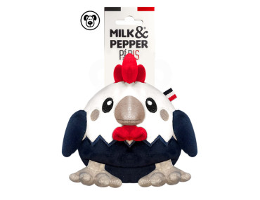 jouet chien coq peluche sonore mini doux mastication stimulation compagnon ludique confort amusement