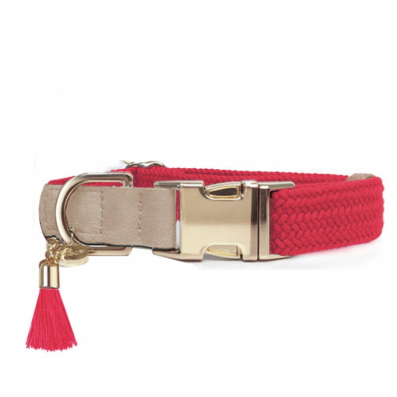 COLLIER KAYA REGLABLE FRAMBOISE