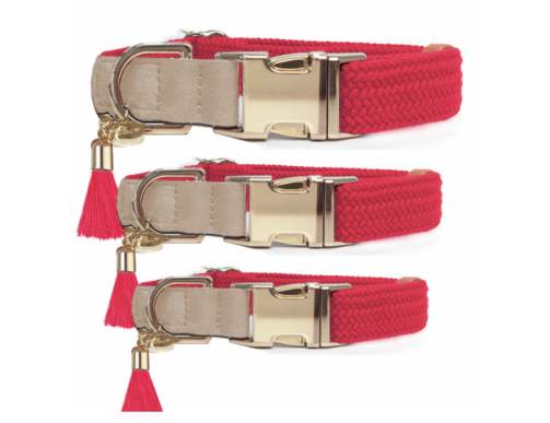 COLLIER KAYA REGLABLE FRAMBOISE
