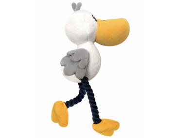 PELUCHE SANTIAGO PELICAN ECRU/JAUNE