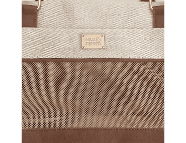 SAC BORNEO LIN/CHOCOLAT