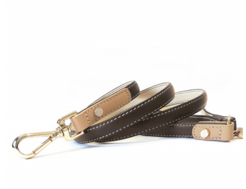 laisse chien cuir camel élégante confortable robuste balade pratique durable style naturel qualité