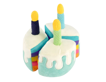 jouet chien peluche gâteau anniversaire couineur occupation cadeau stimulant chien sonore festive