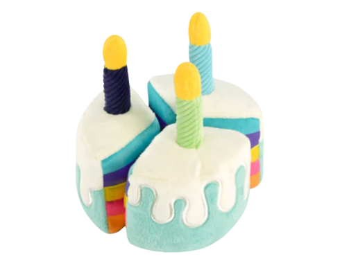 jouet chien peluche gâteau anniversaire couineur occupation cadeau stimulant chien sonore festive