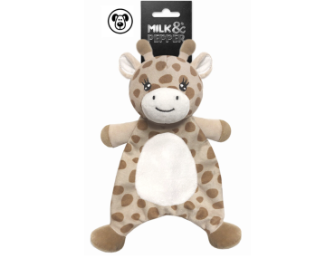 peluche chien girafe jouet doudou douceur réconfort savane beige écru mignon chiot interactif cadeau câlin compagnon douceur