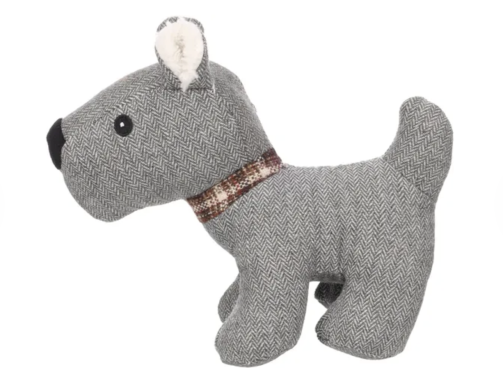 jouet chien Flamingo Britta chien gris intérieur doux mignon occupation accessoire  jeu