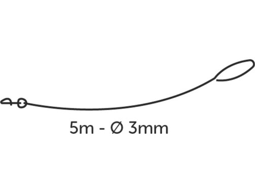 LAISSE POUR CHAT 5MX3MM
