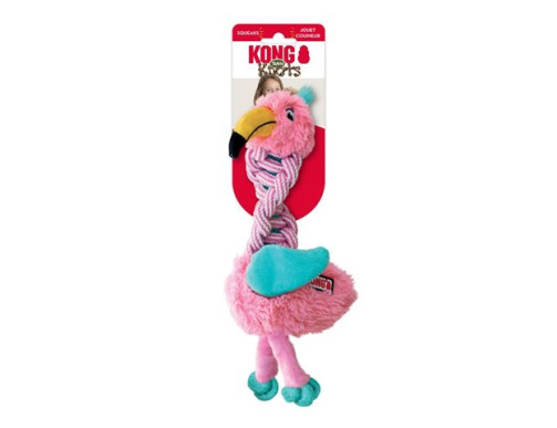 jouet corde chien flamant rose mastication occupation
