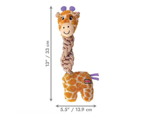 KONG KNOTS TWIST M/L GIRAFE